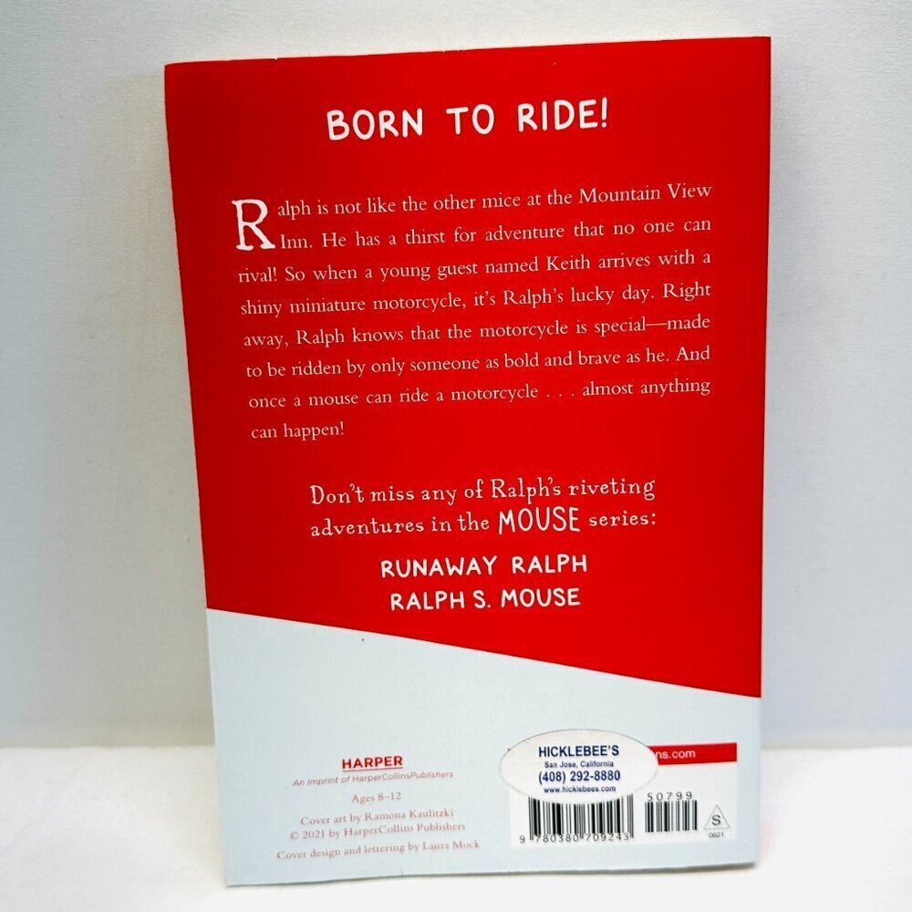 The Mouse and the Motorcycle: Ralph Will Take a Ride Paperback by Beverly Cleary - Picture 2 of 6